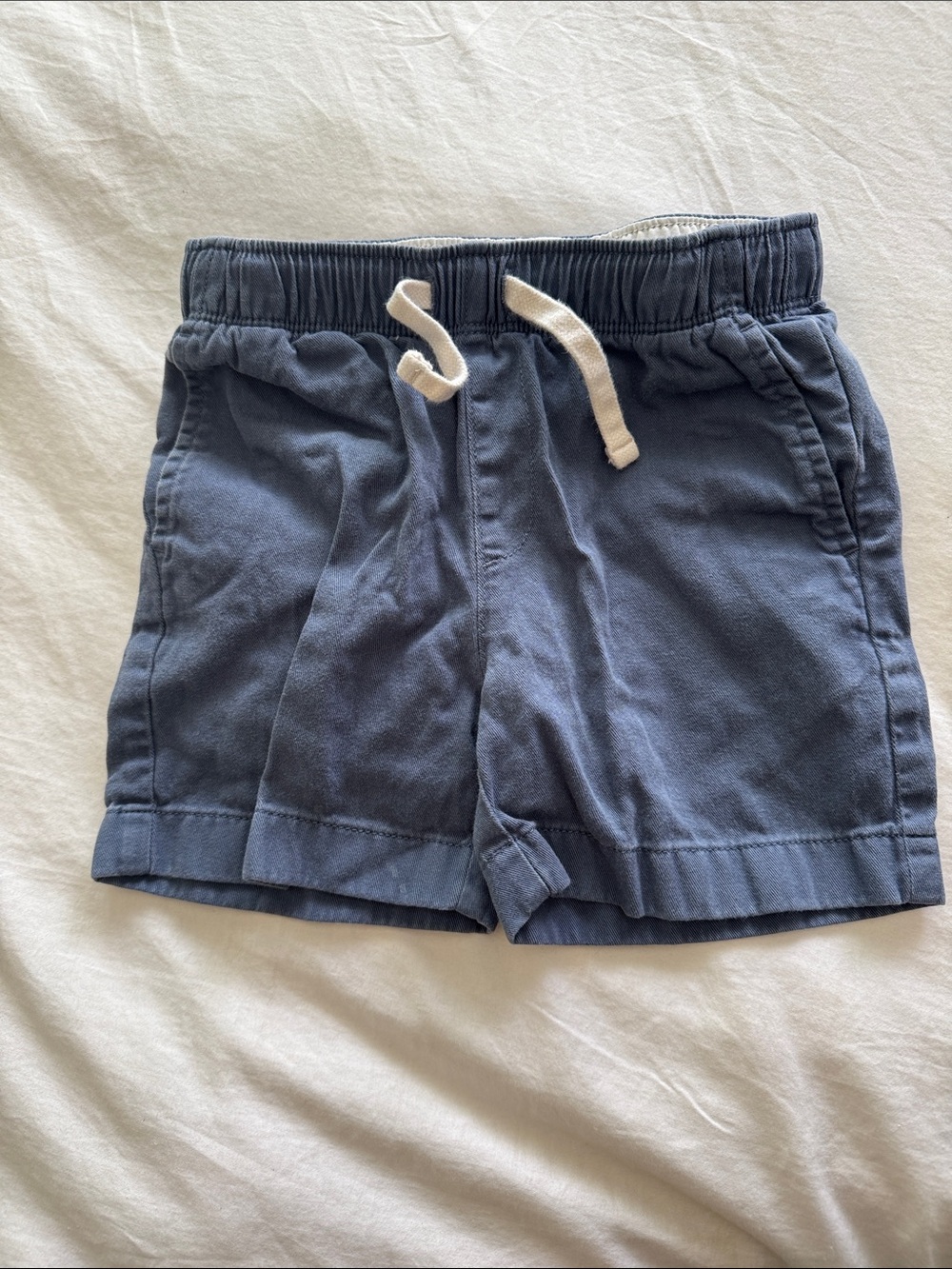 Crewcuts Navy Blue Cotton Drawstring Shorts